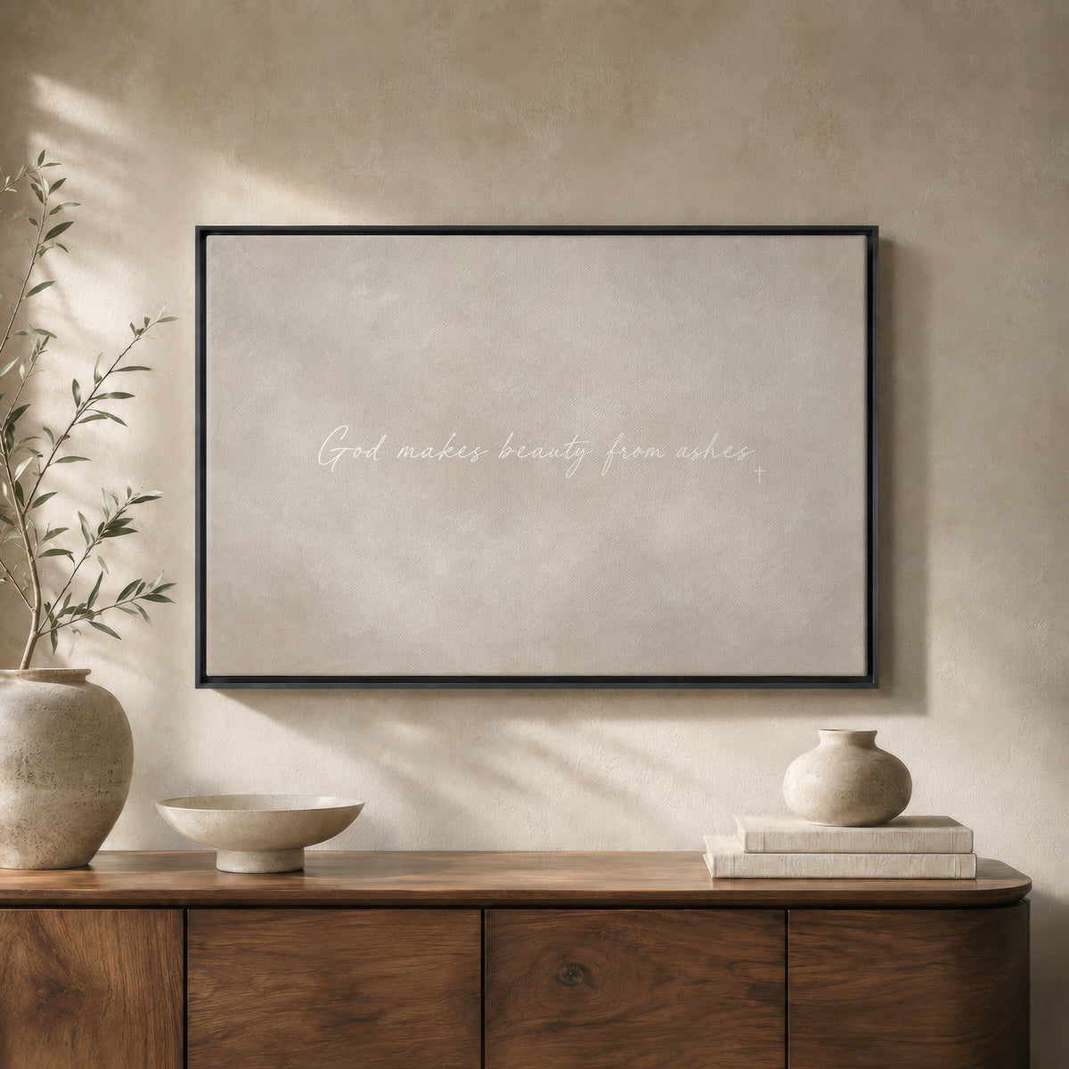 Beauty From Ashes — Isaiah 61:3 wall art