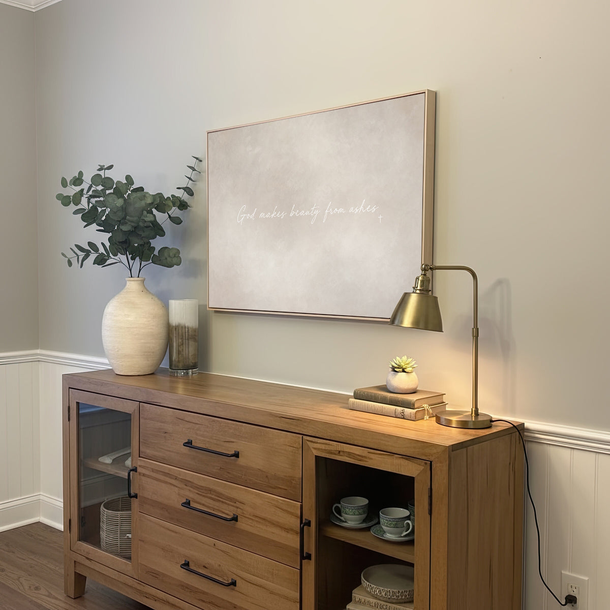 Beauty From Ashes — Isaiah 61:3 wall art
