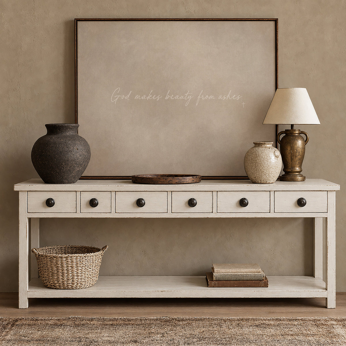 Beauty From Ashes — Isaiah 61:3 wall art