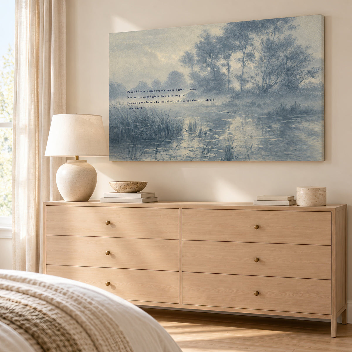 My Peace I Give You — John 14:27 wall art