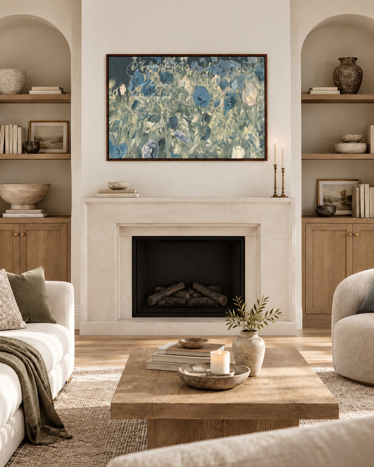 Consider the Lilies — Matthew 6:28 wall art