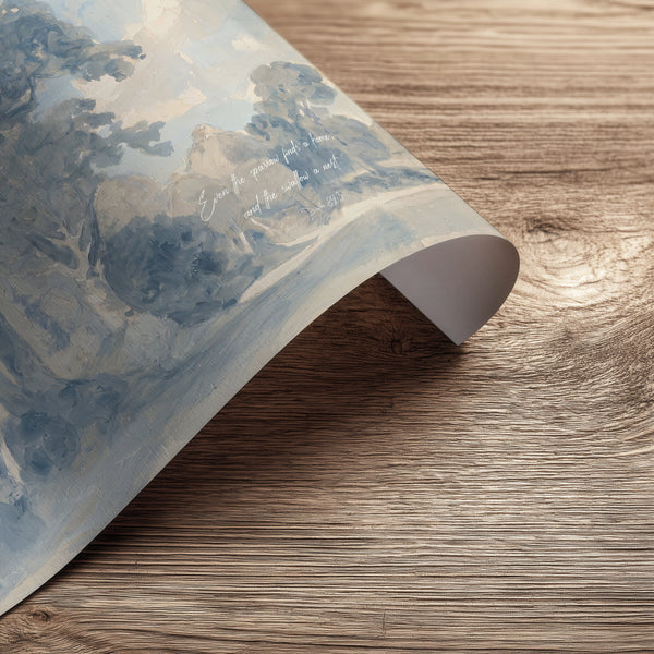 Sparrow Finds a Home — Psalm 84:3 styled view 1