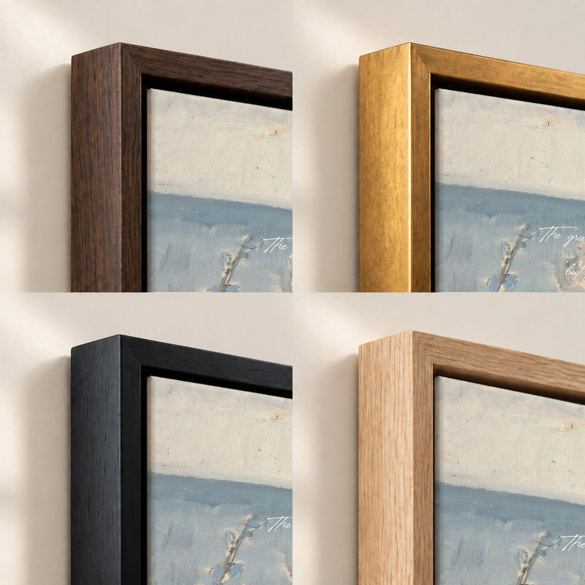Blue Balcony Flower Pots wall art