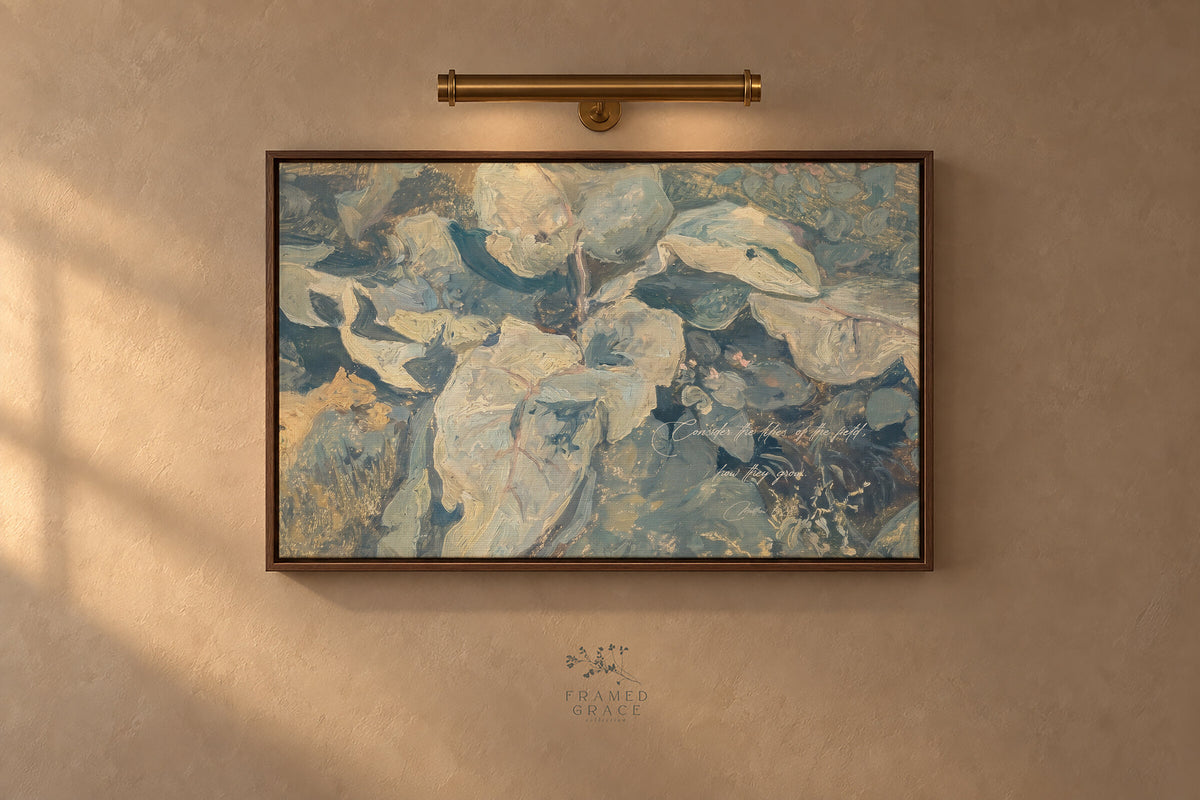 Quiet Faith Verse wall art