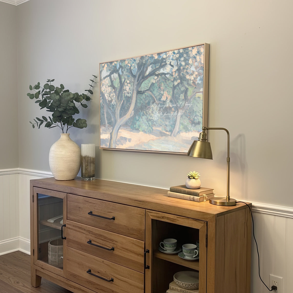 Pastel Faith wall art