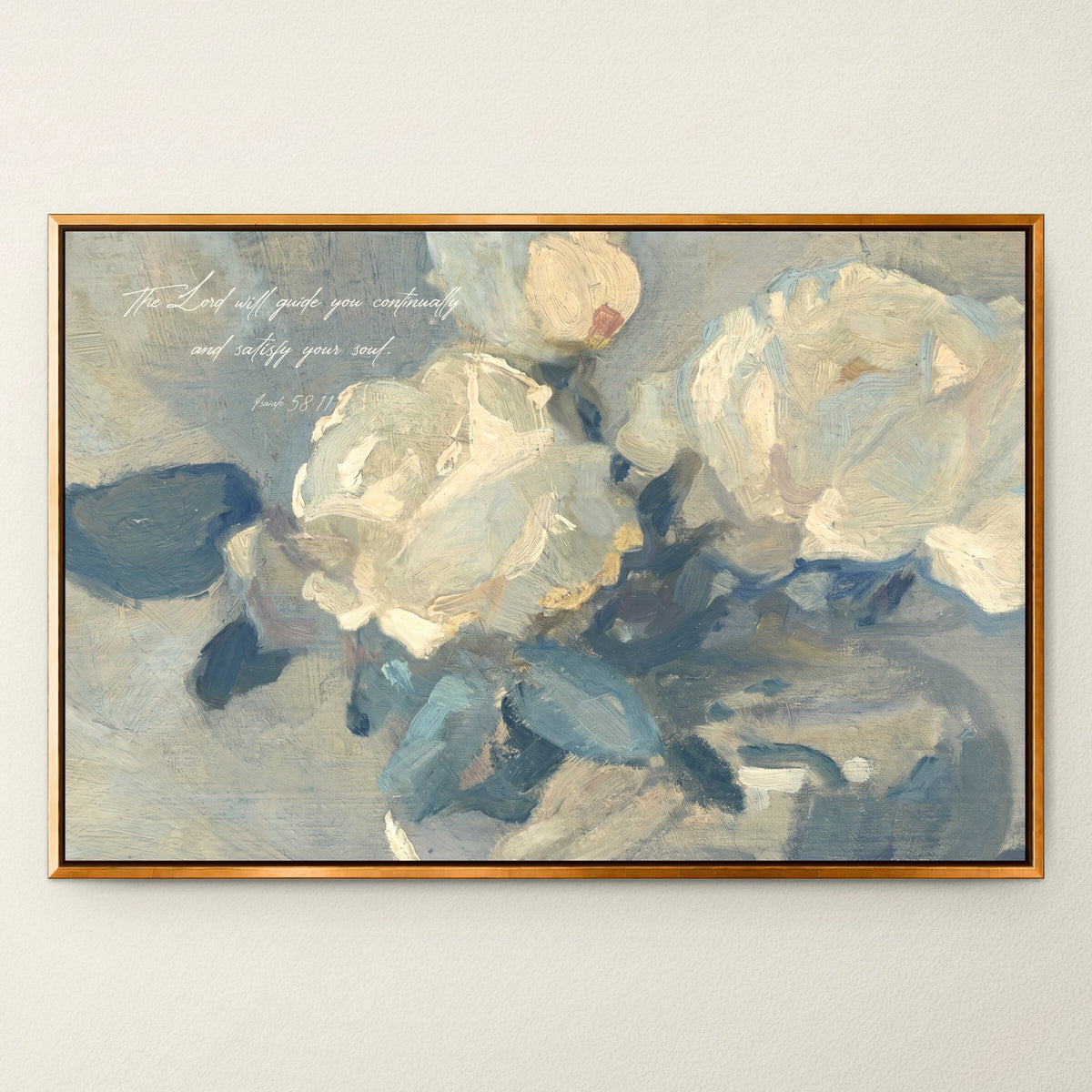 The Lord Will Guide You — Isaiah 58:11 wall art