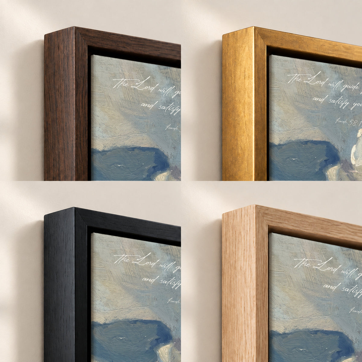 The Lord Will Guide You — Isaiah 58:11 wall art