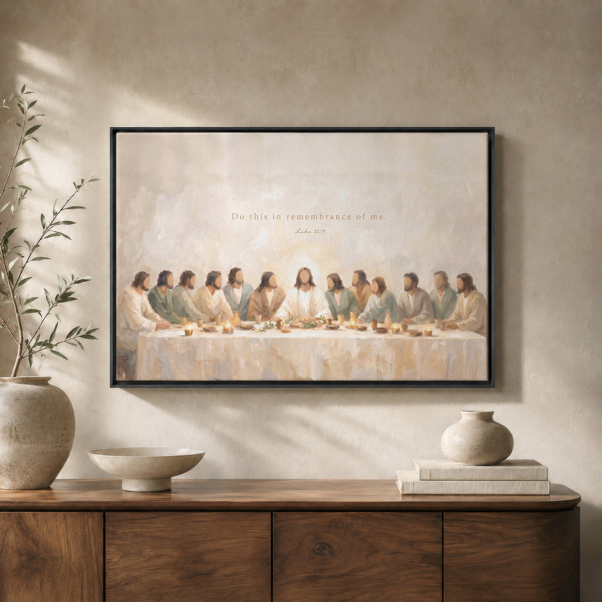 Last Supper Remembrance wall art