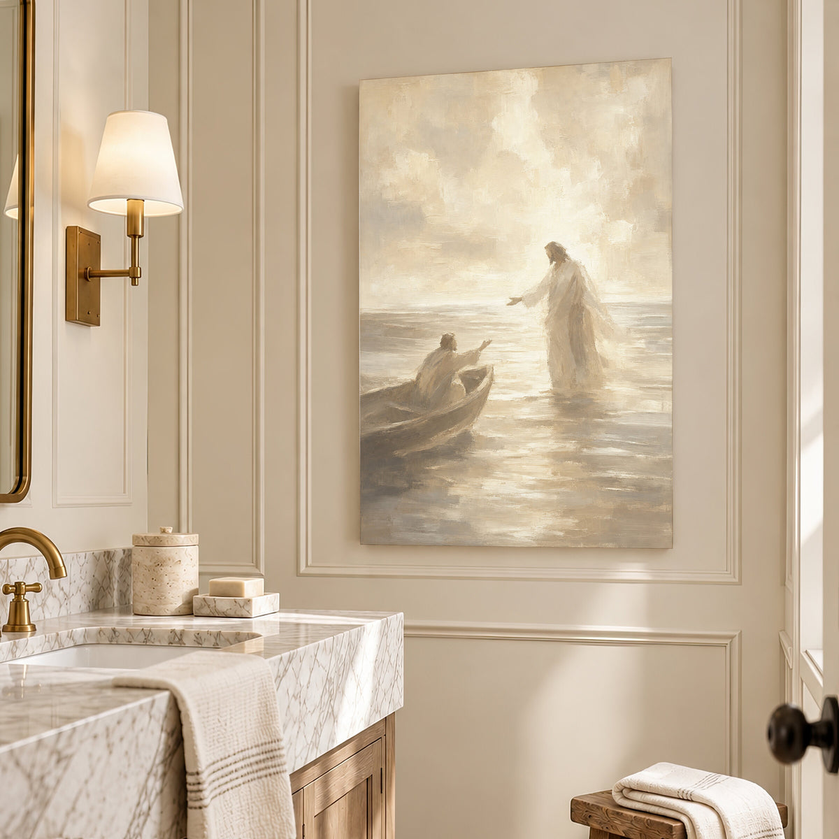 Jesus Walking on Water wall art
