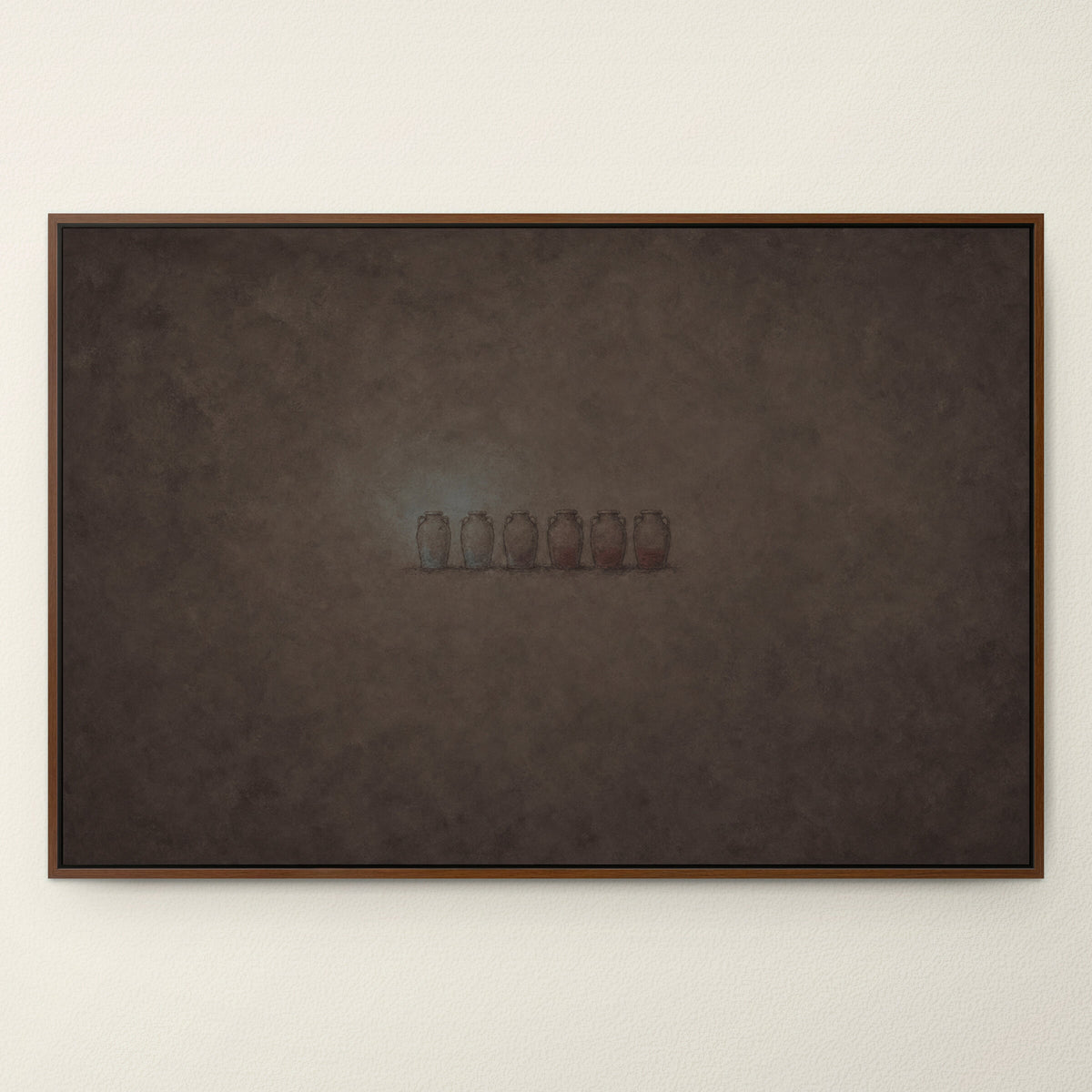 Six Stone Water Jars wall art