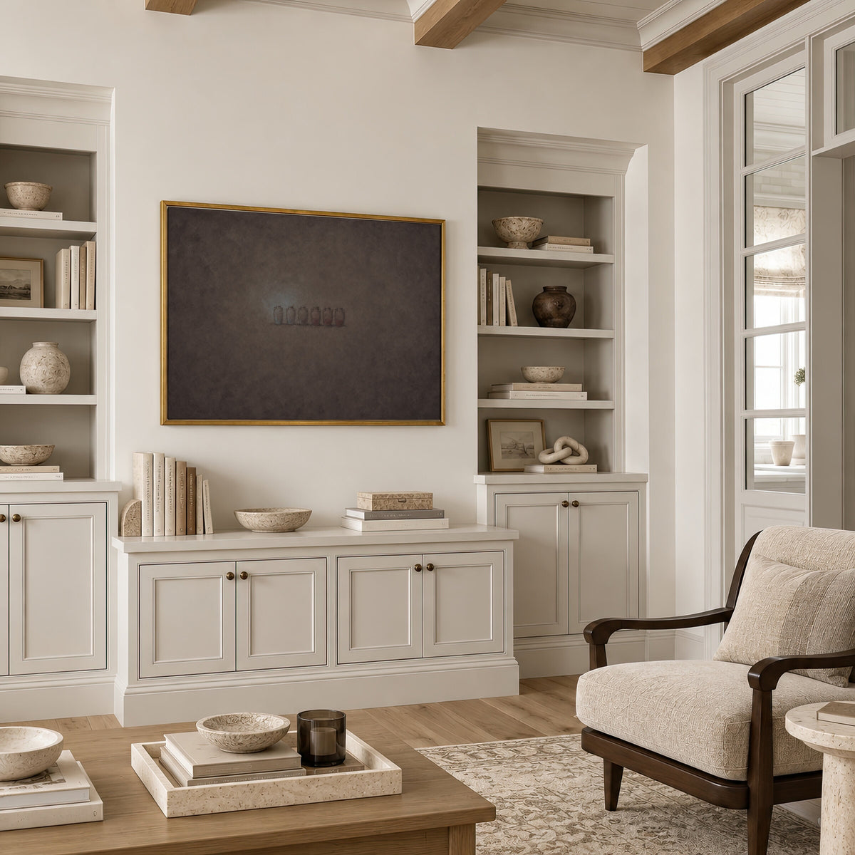 Six Stone Water Jars wall art