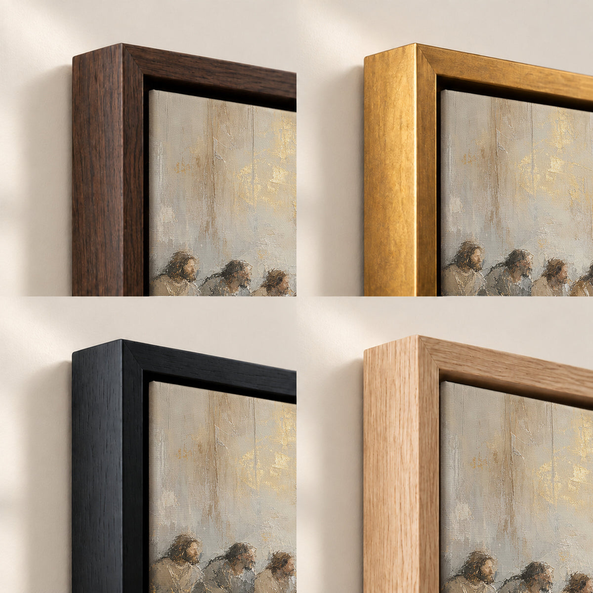 Gold Textured Last Supper wall art