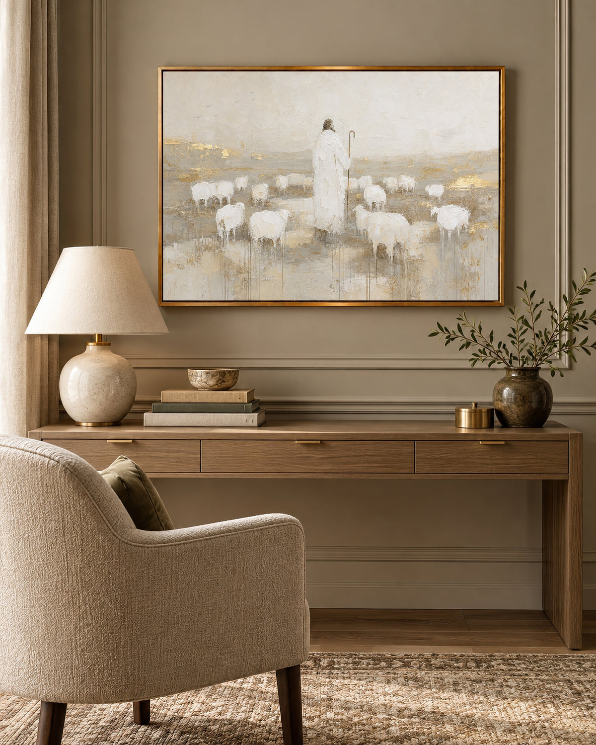 Jesus the Good Shepherd wall art