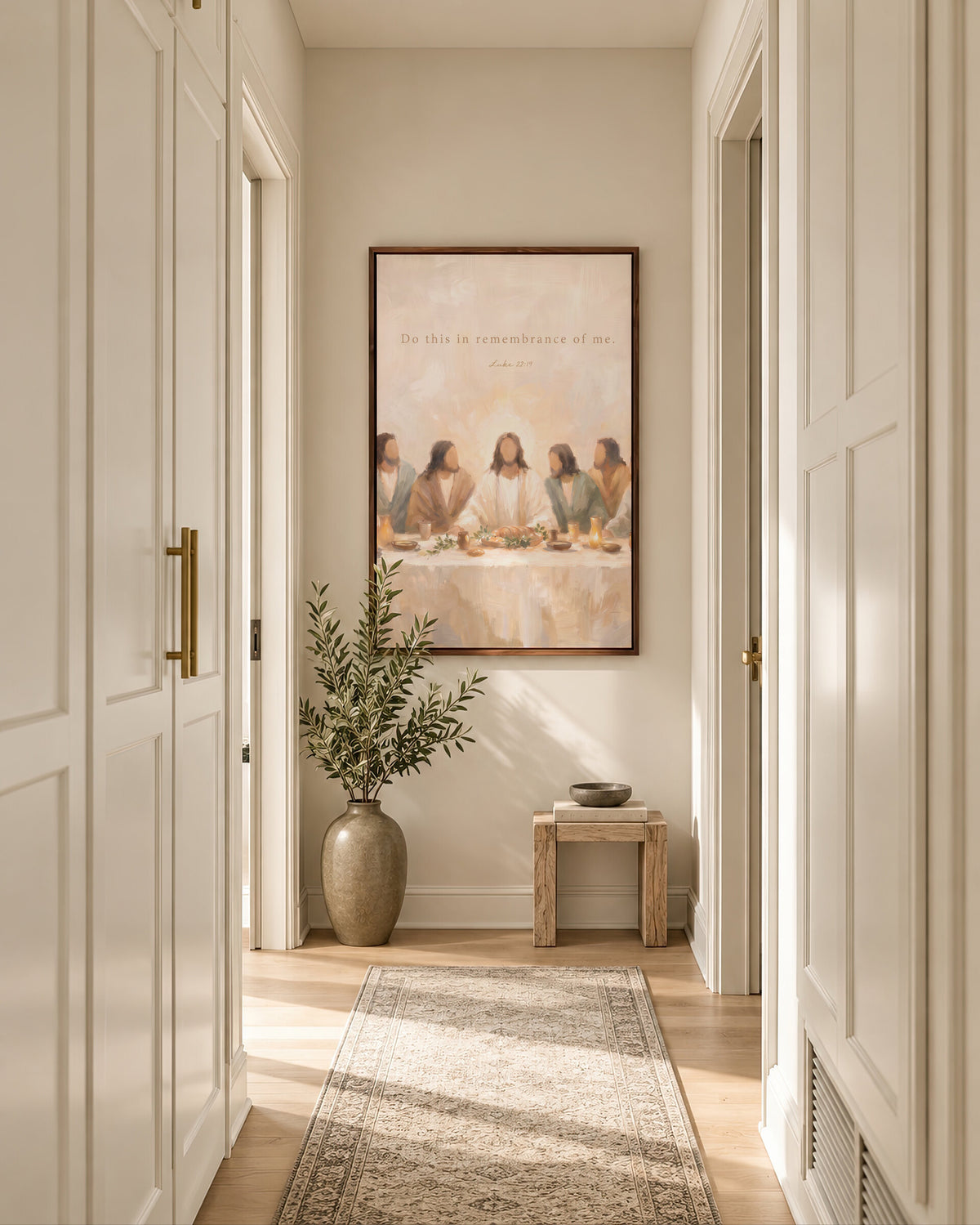 Last Supper Remembrance — Luke 22:19 wall art