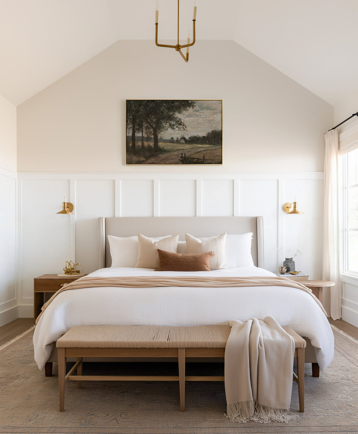 Country Lane with Verse wall art