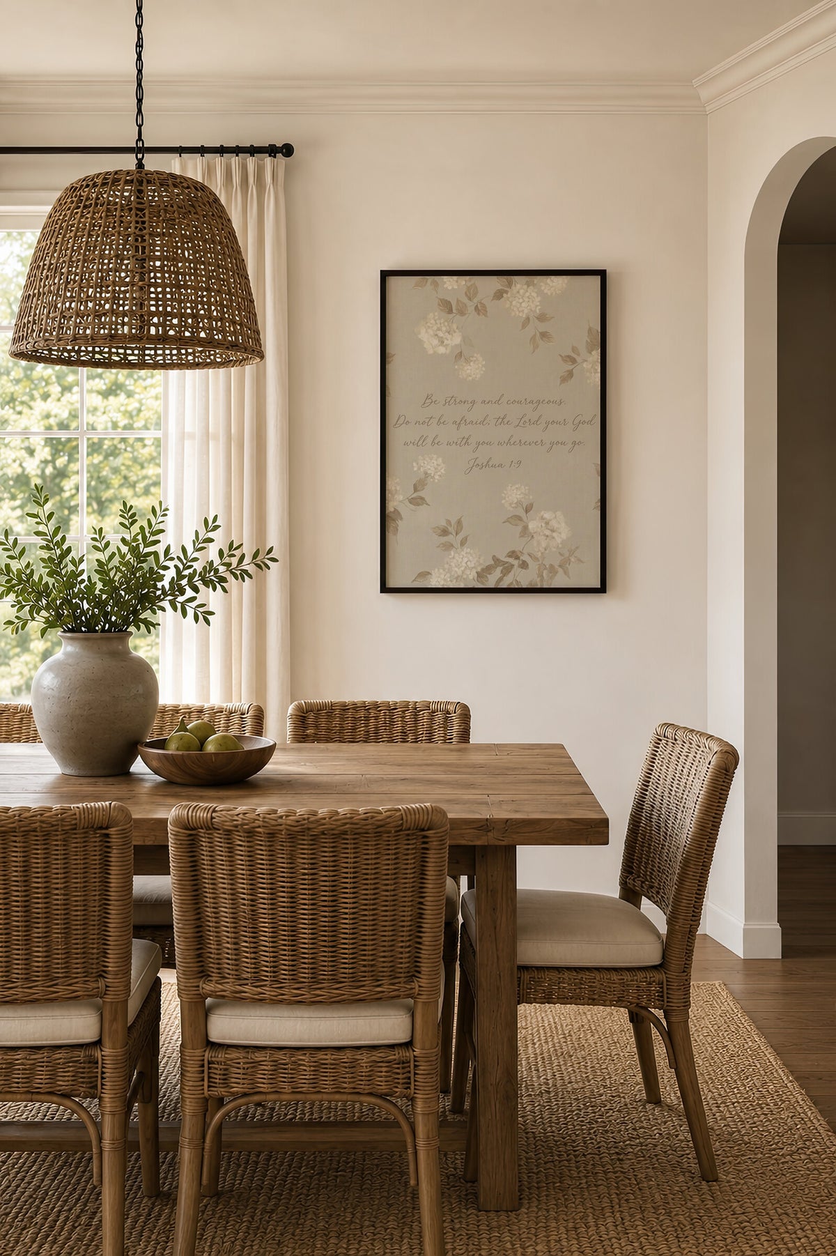 Hydrangea Greige wall art