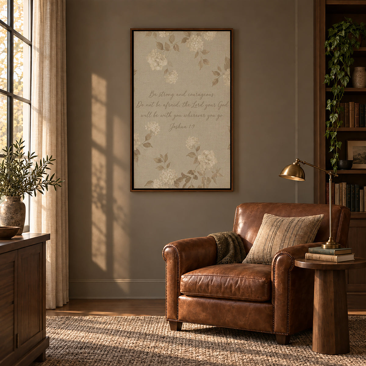 Hydrangea Greige wall art