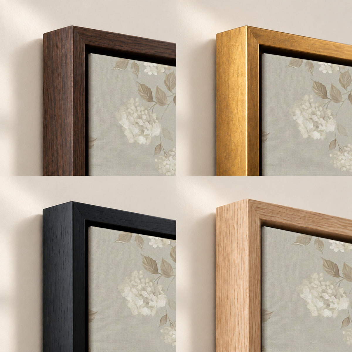 Hydrangea Greige wall art