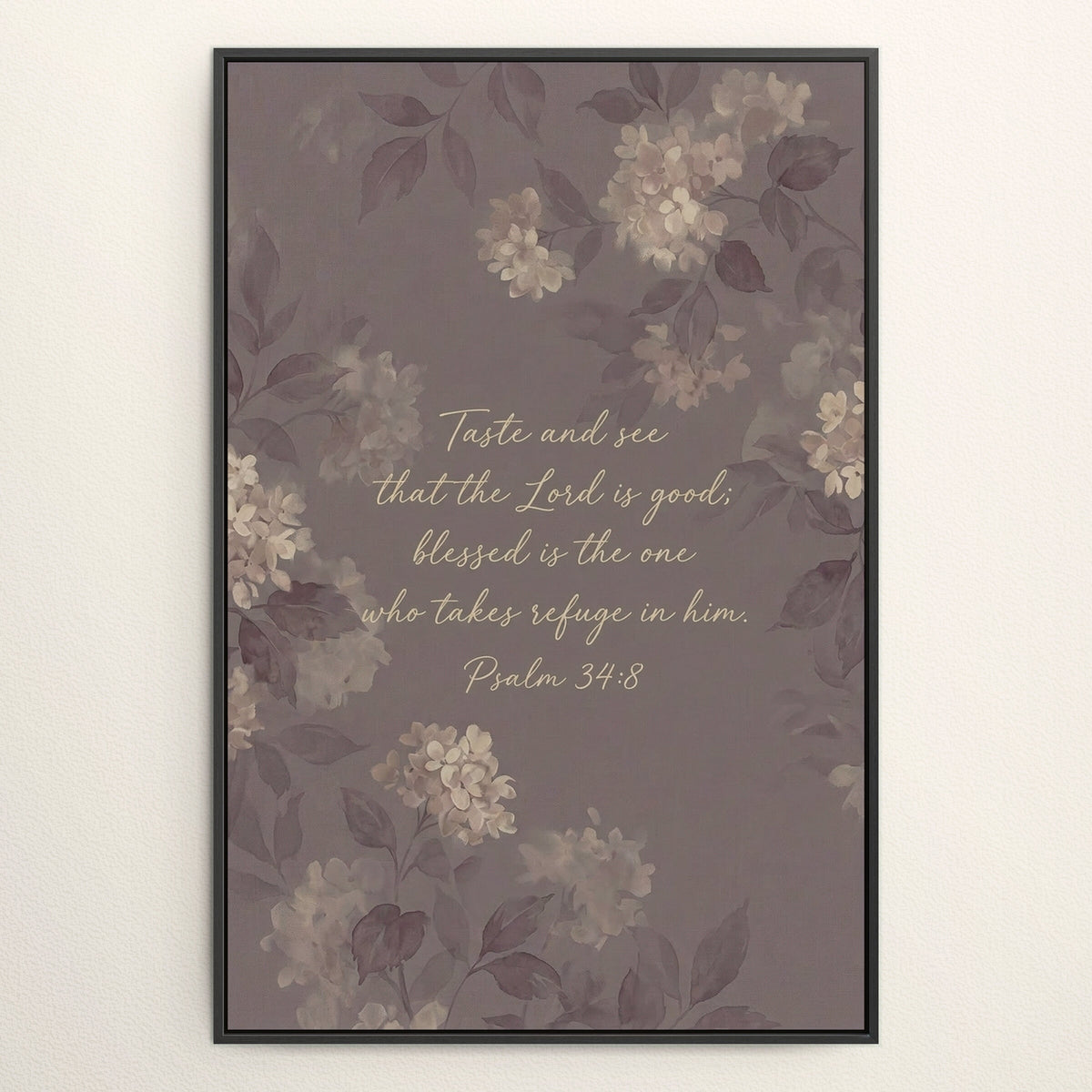 Plum Botanical wall art