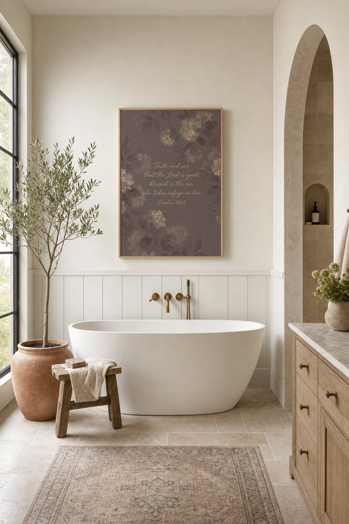 Plum Botanical wall art