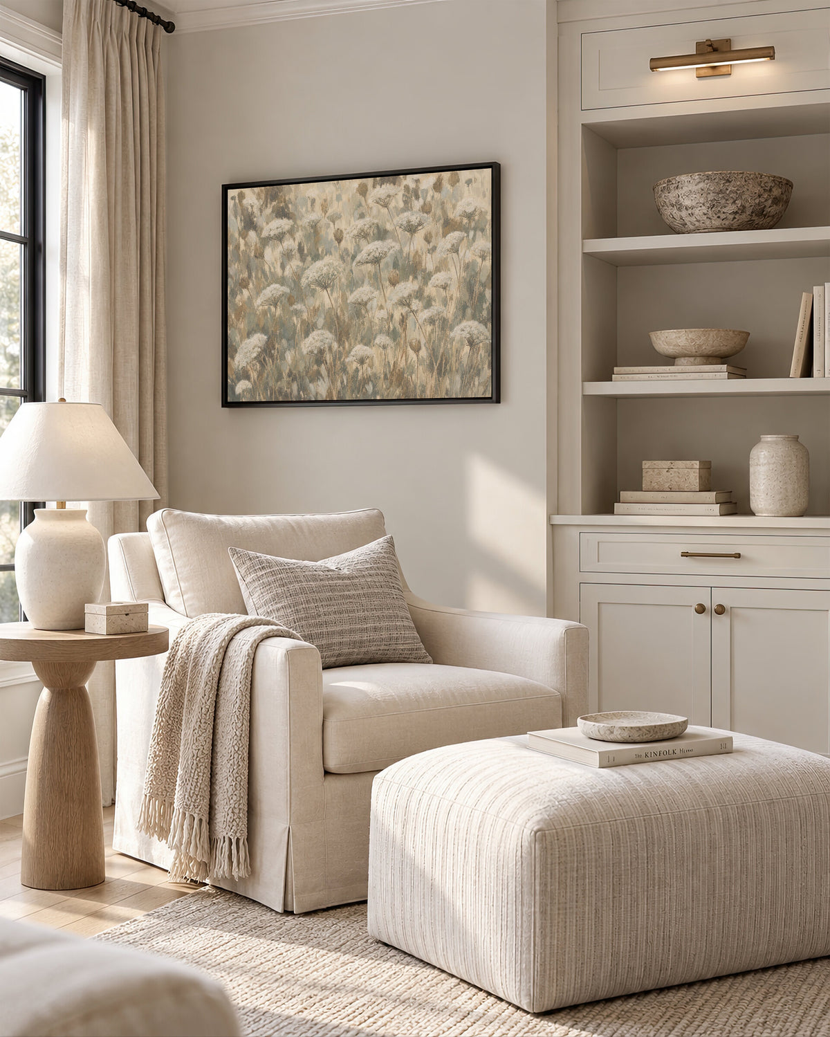 Queen Annes Lace Field wall art