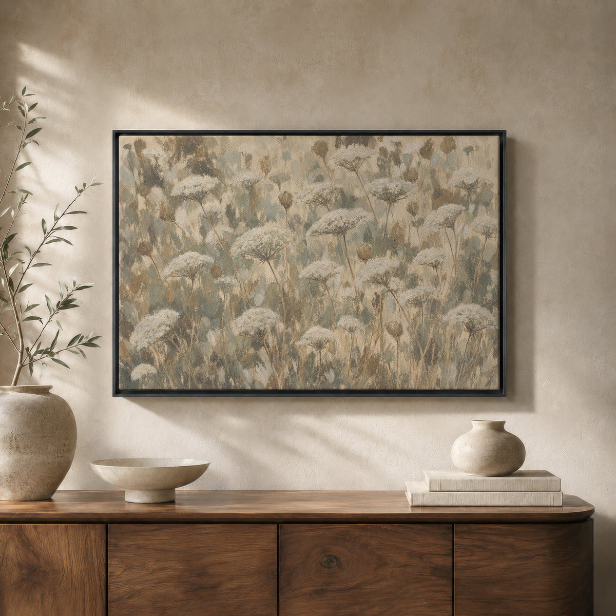 Queen Annes Lace Field wall art
