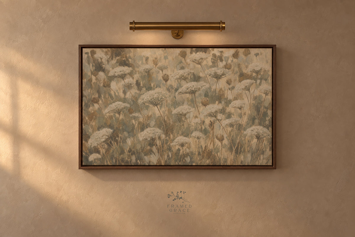 Queen Annes Lace Field wall art