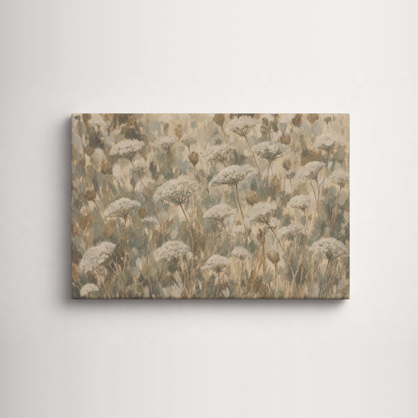 Queen Annes Lace Field unframed canvas