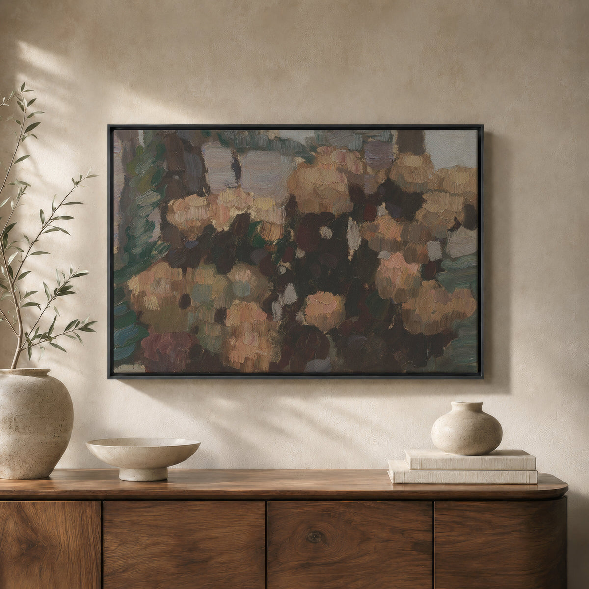 Muted Pink Floral Bouquet wall art