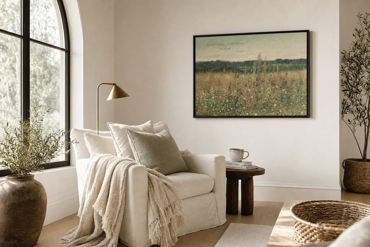 Soft Wildflower Meadow wall art