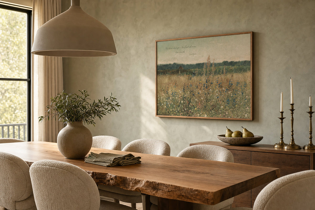 Soft Wildflower Meadow wall art