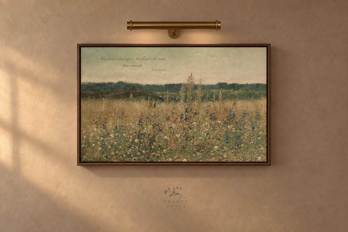 Soft Wildflower Meadow wall art