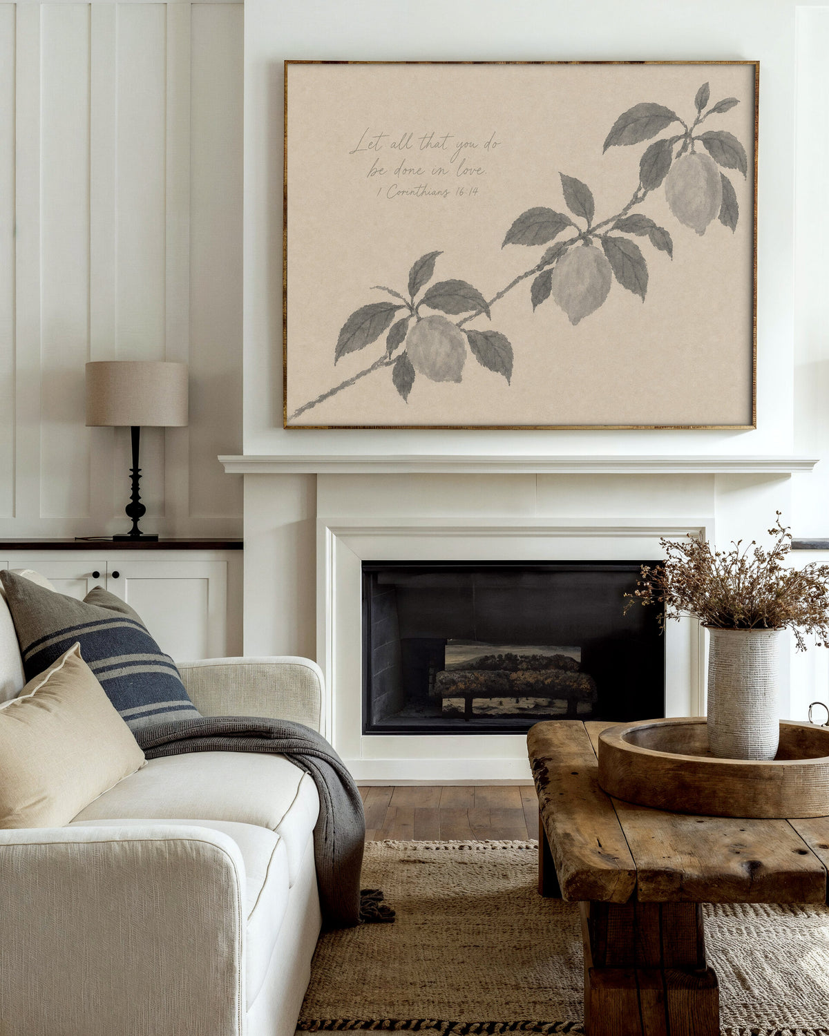 Lemon Branch Botanical wall art