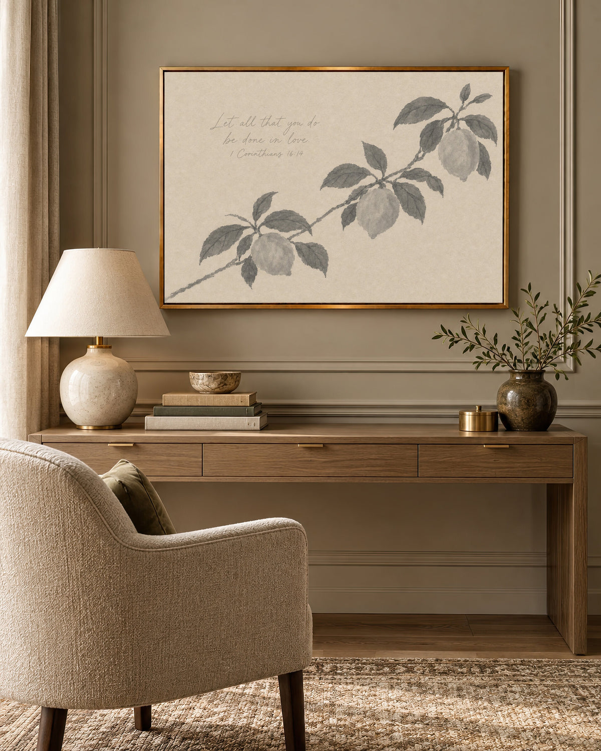 Lemon Branch Botanical wall art