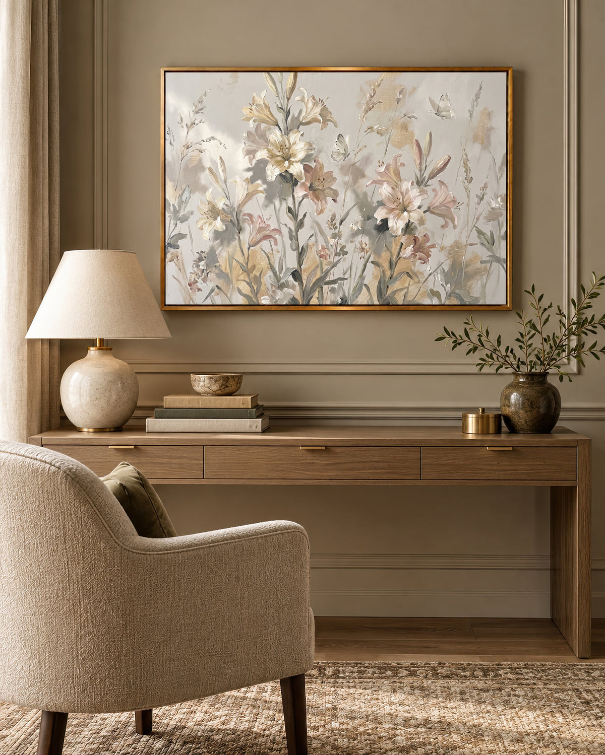 Lilies of the Field wall art