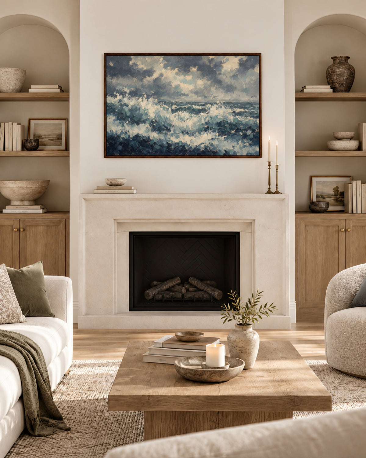 Stormy Sea Waves wall art