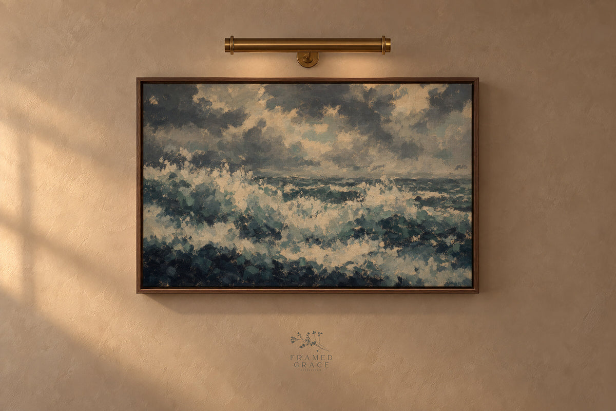 Stormy Sea Waves wall art