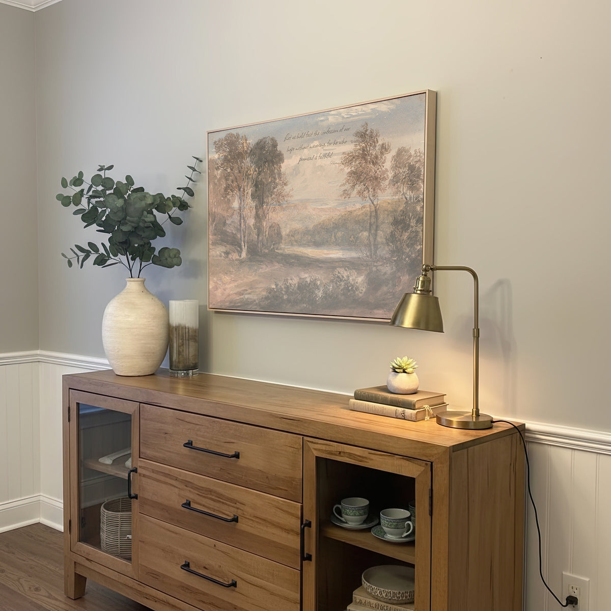Warm Woodland Pond wall art