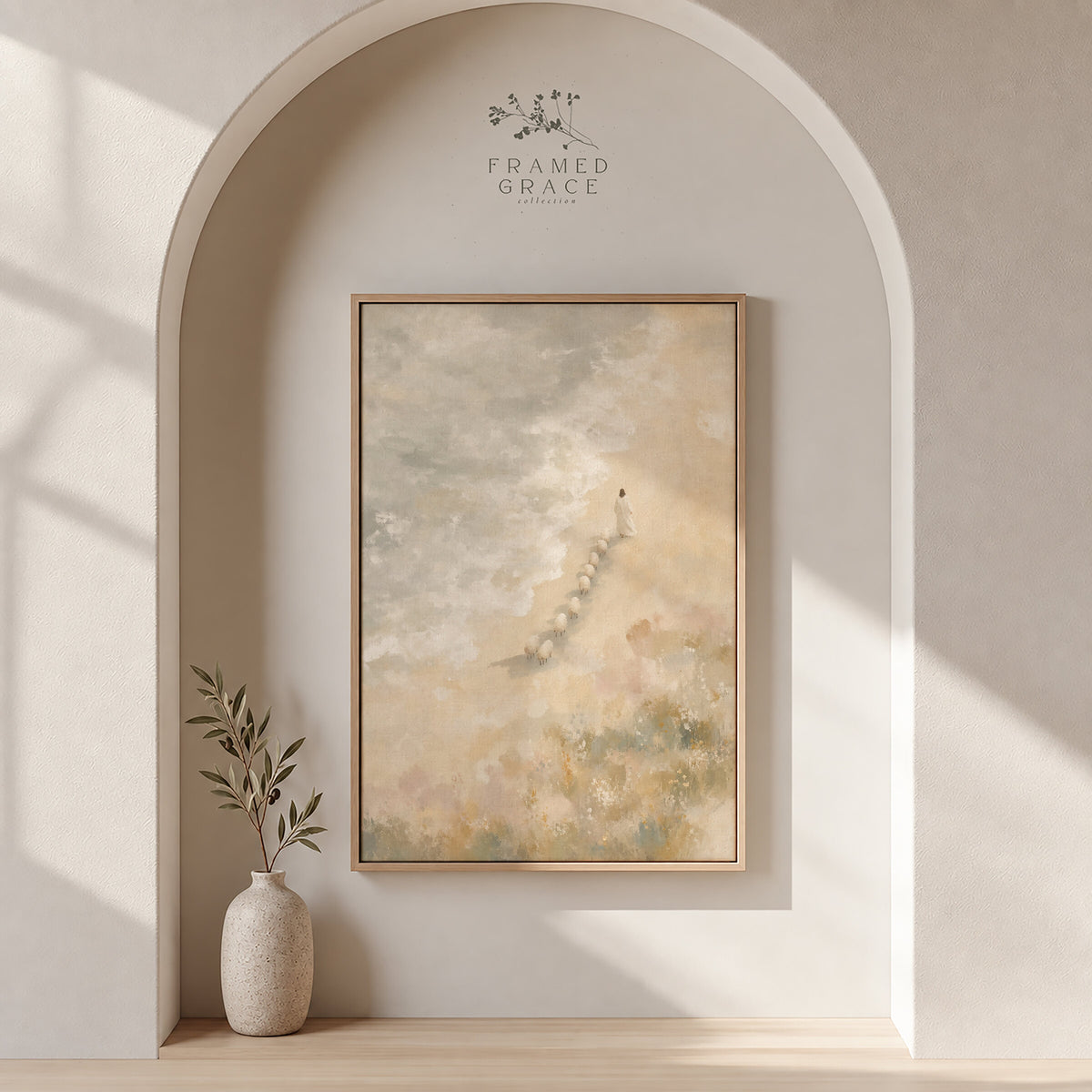 Shepherd On The Shore wall art