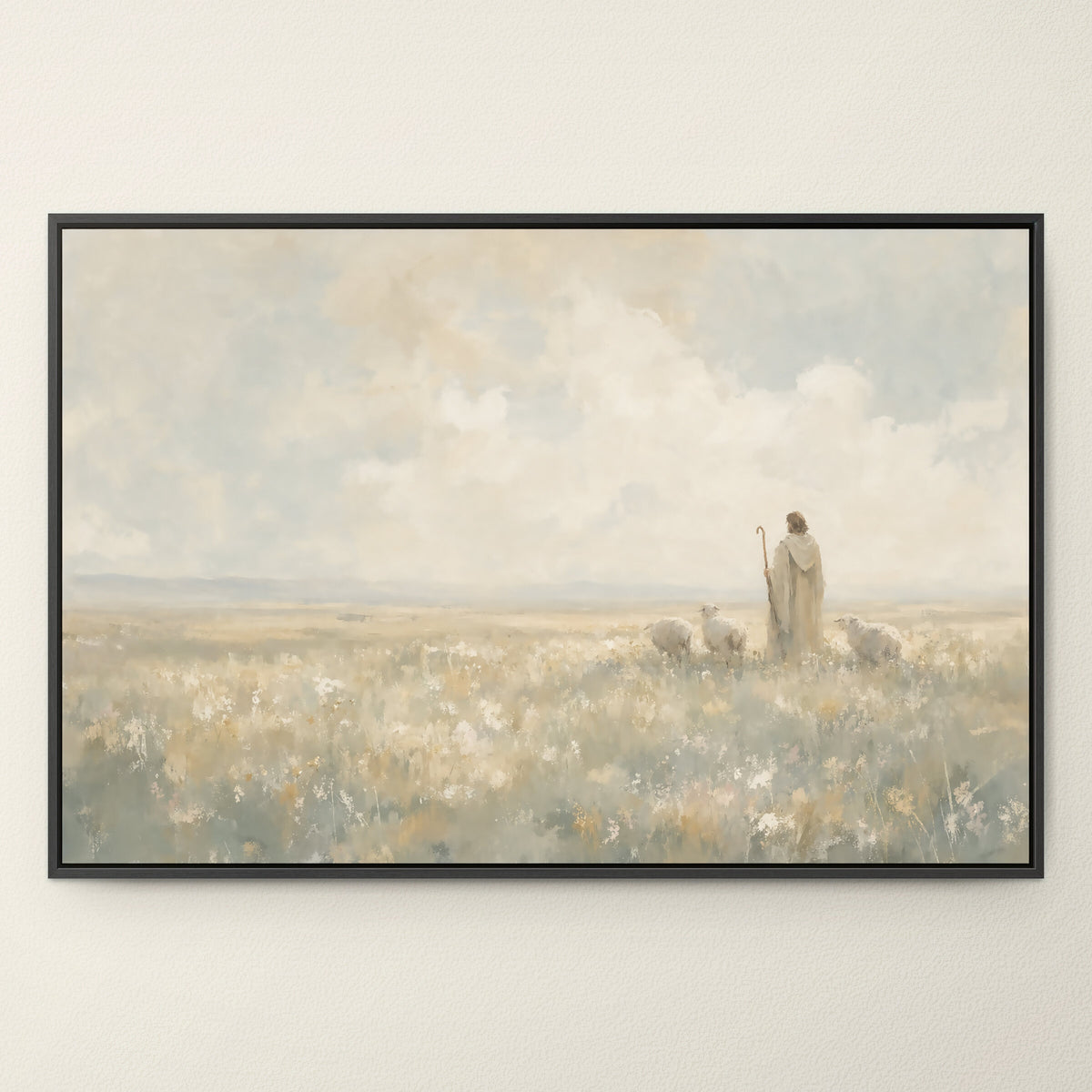 Shepherd In The Wide Field wall art
