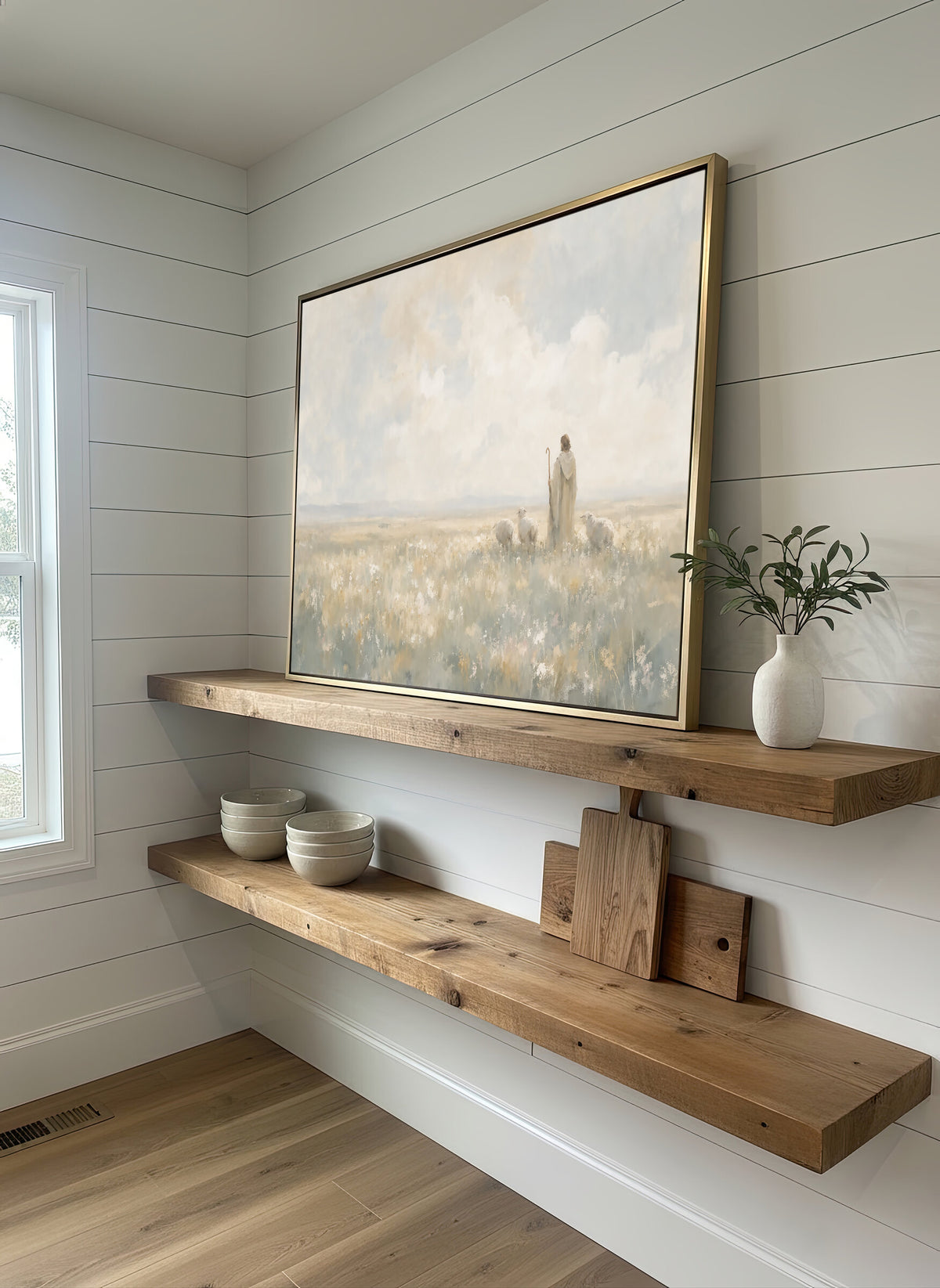Shepherd In The Wide Field wall art
