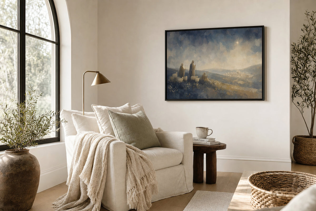 Shepherds See The Star wall art