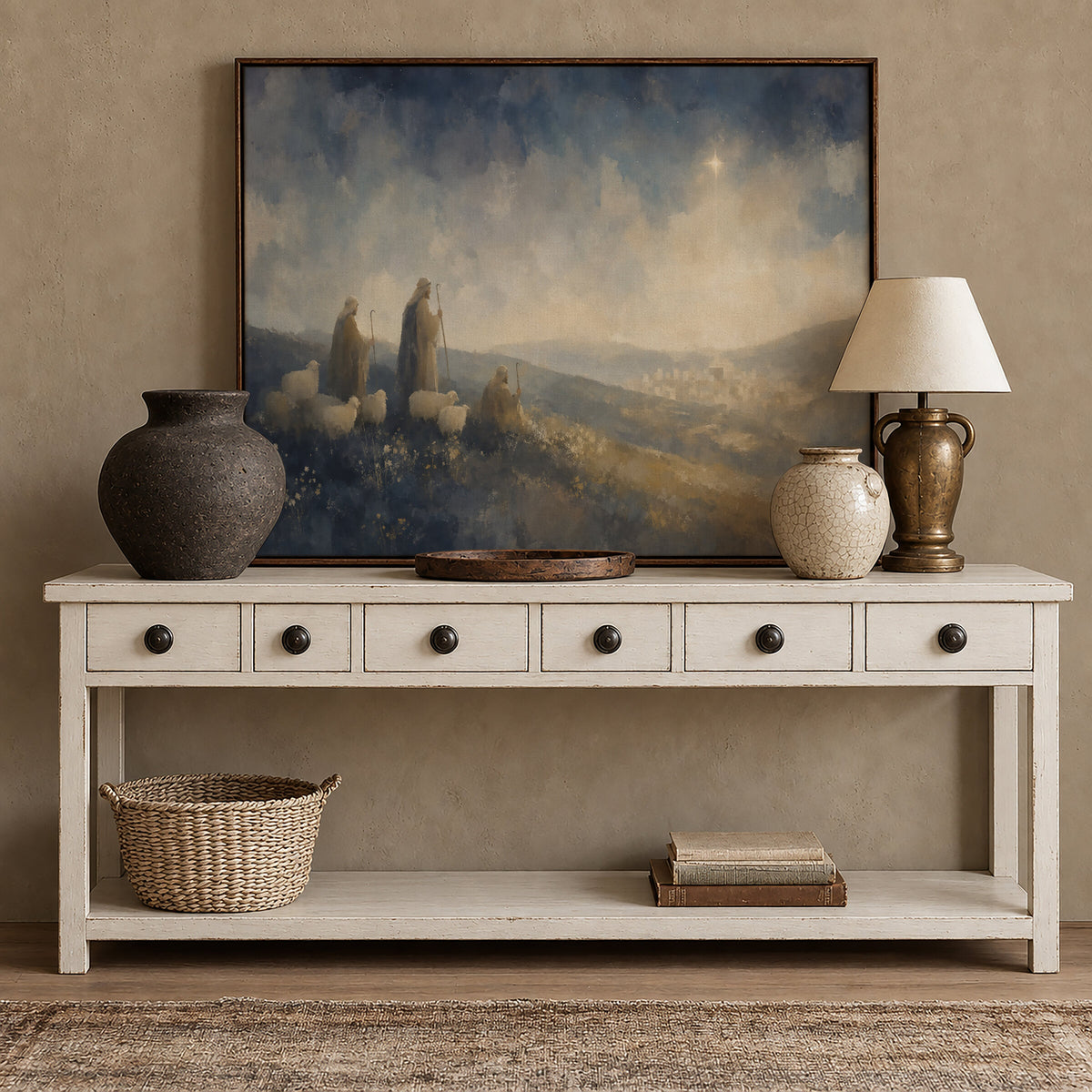 Shepherds See The Star wall art