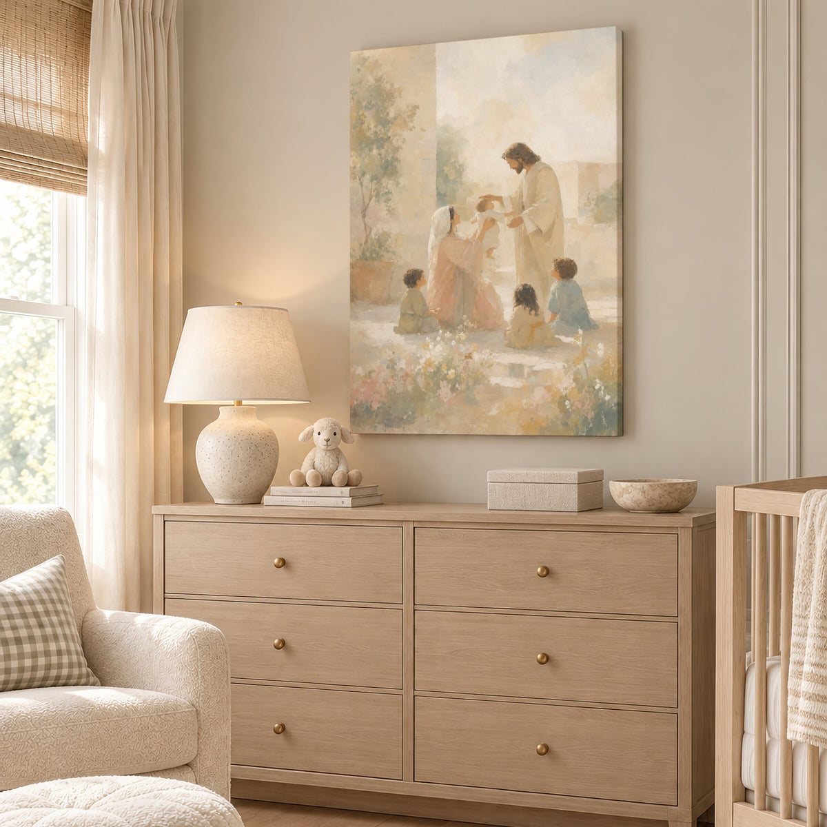 Blessing The Baby wall art