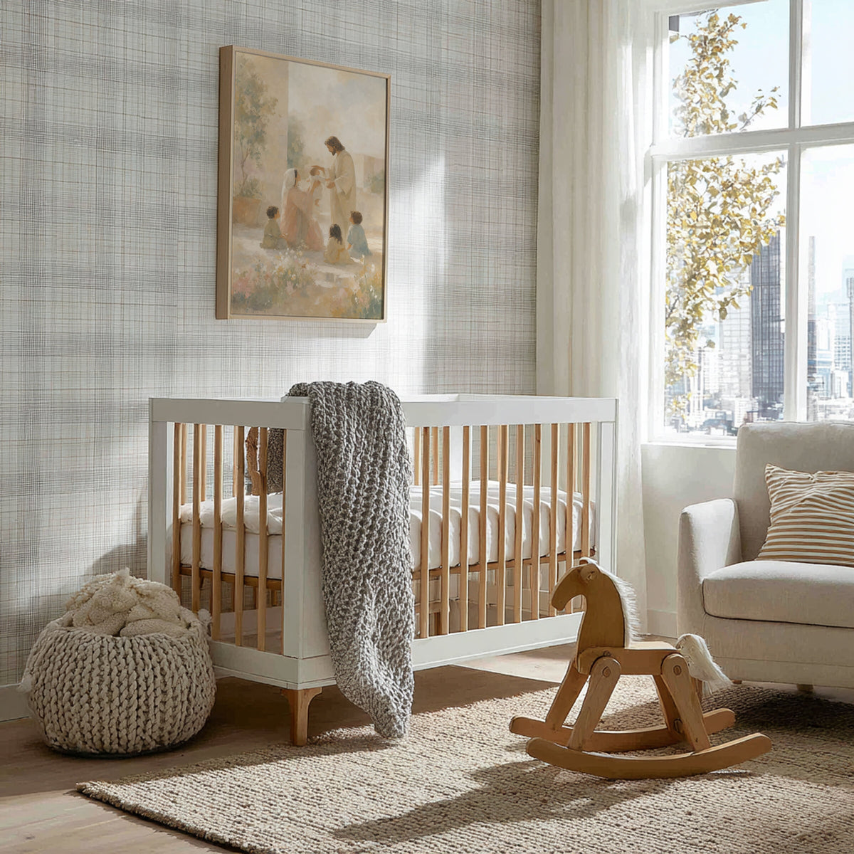 Blessing The Baby wall art