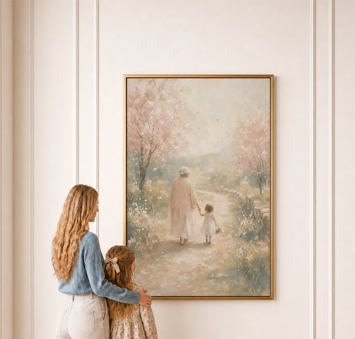 Blossom Lane with Grandma wall art