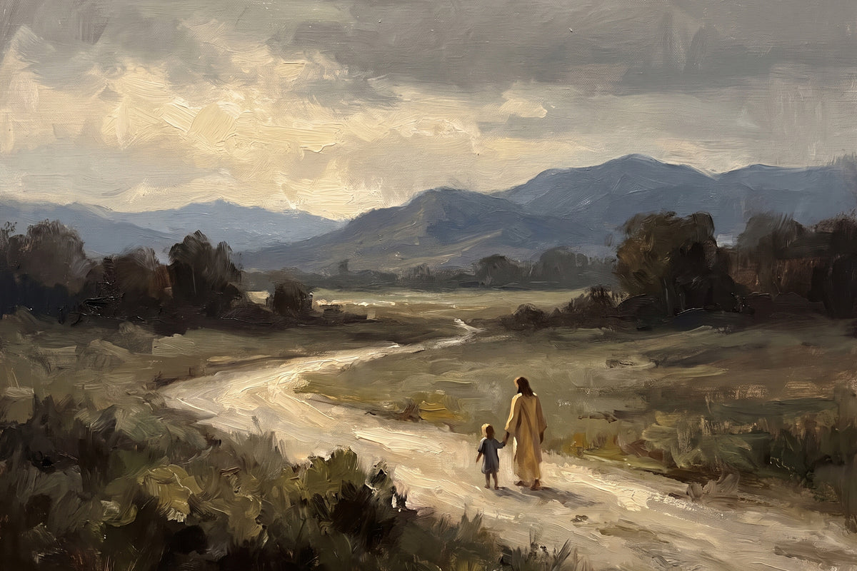 Jesus and Children Path artwork