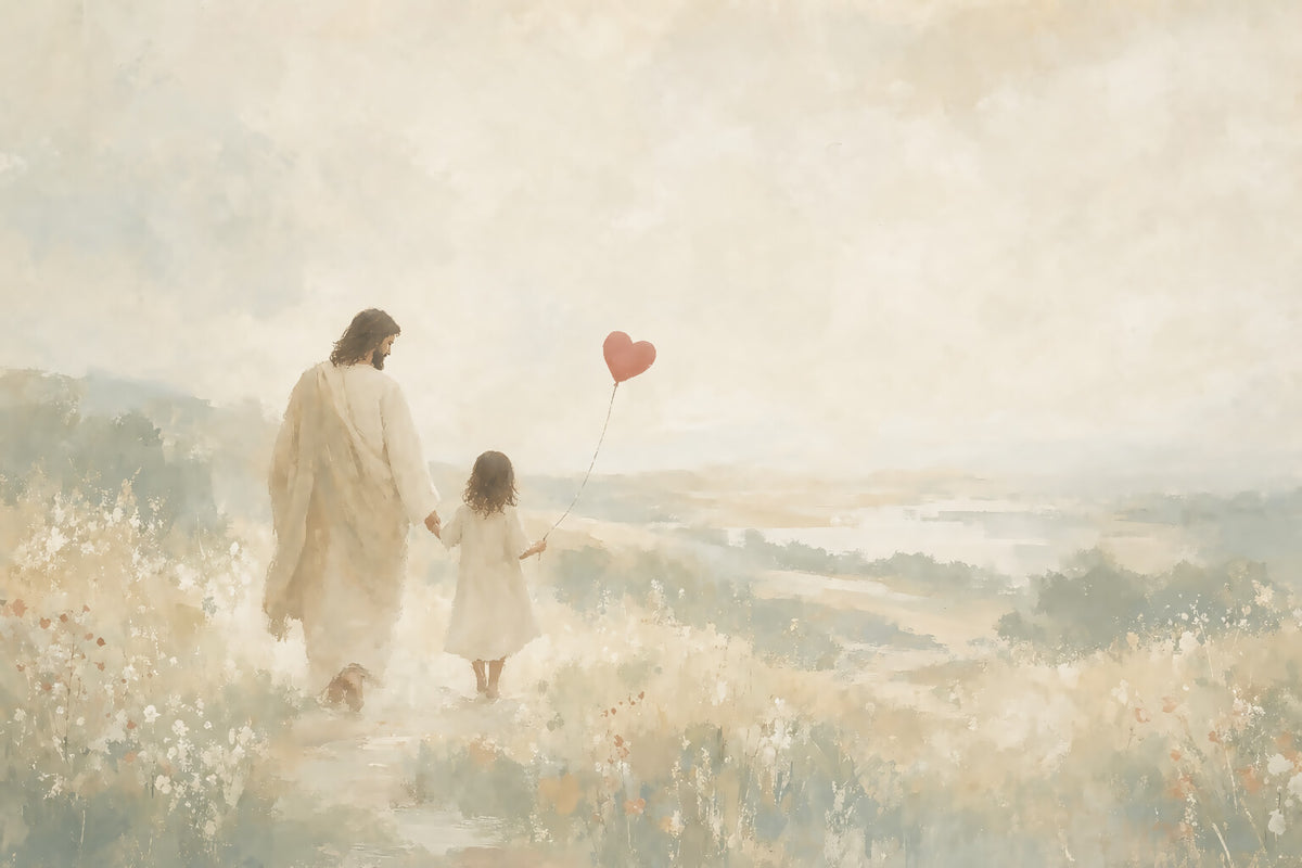 Hand in Hand with a Heart artwork