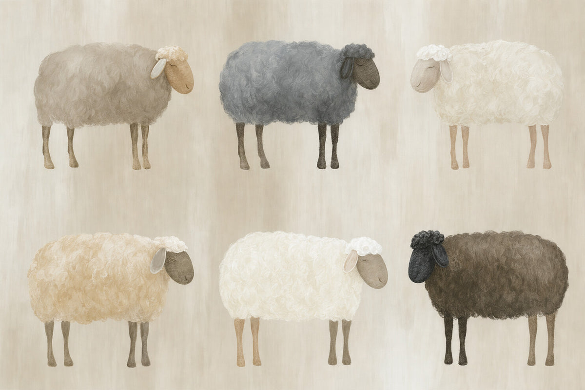 Six Little Sheep artwork