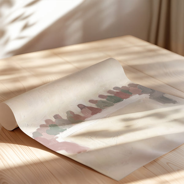 Pastel Last Supper paper print
